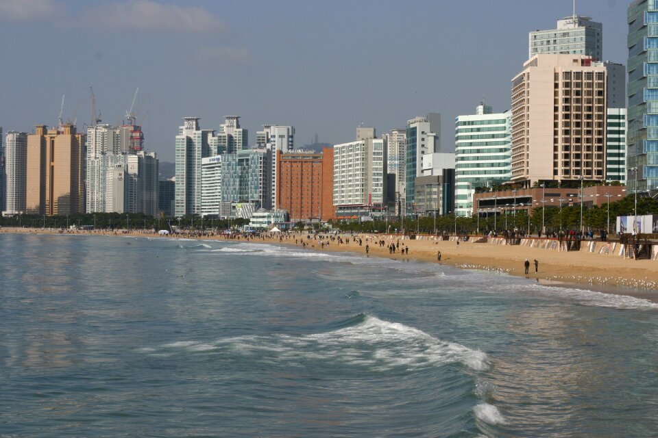 Coastal cities asia land