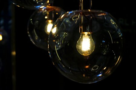 Light bulb design household photo