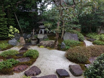Japanese stone meditation