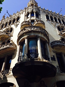 Barcelona house facade