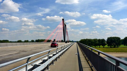 Highway railing water photo