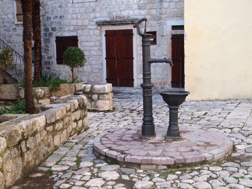 Hof building stone house