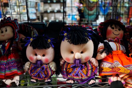 Souvenir colorful face