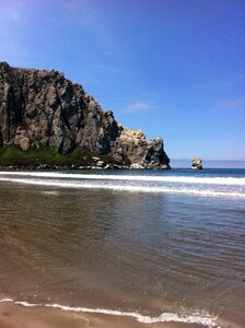 Sand ocean california photo