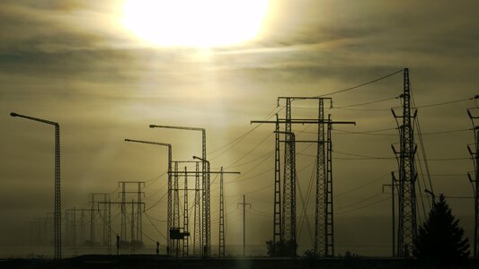 Power lines solar stream