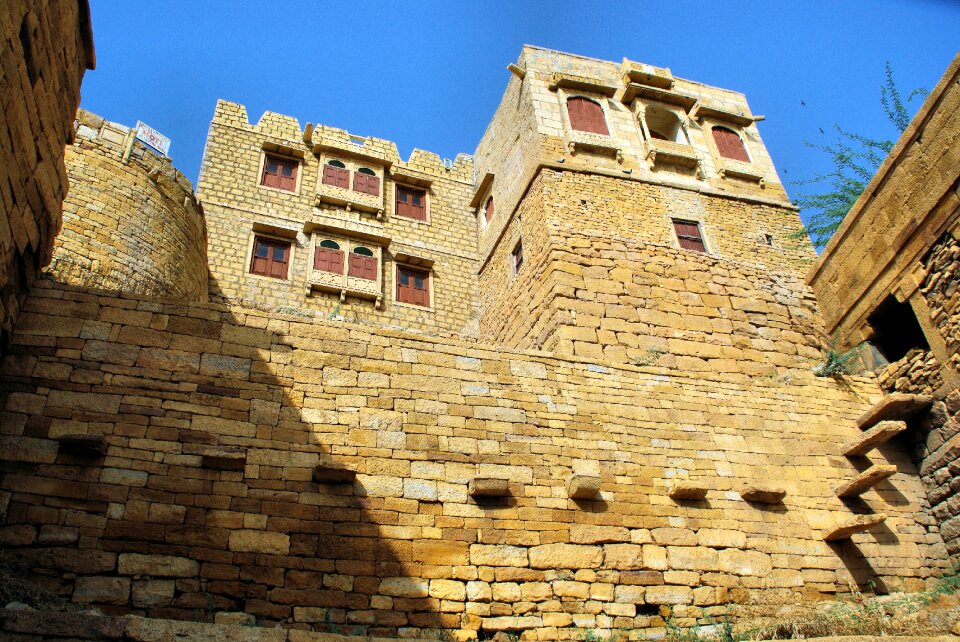 Wall houses staircase