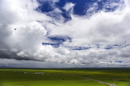 Nature sky grass photo