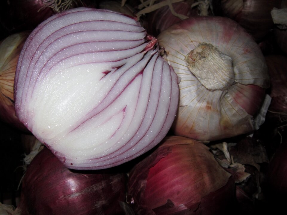 Red vegetables food