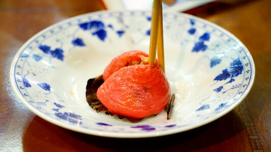 Chinese new year red group pastry