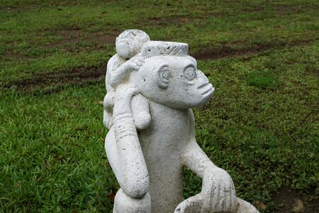 Sculpture panama monkey