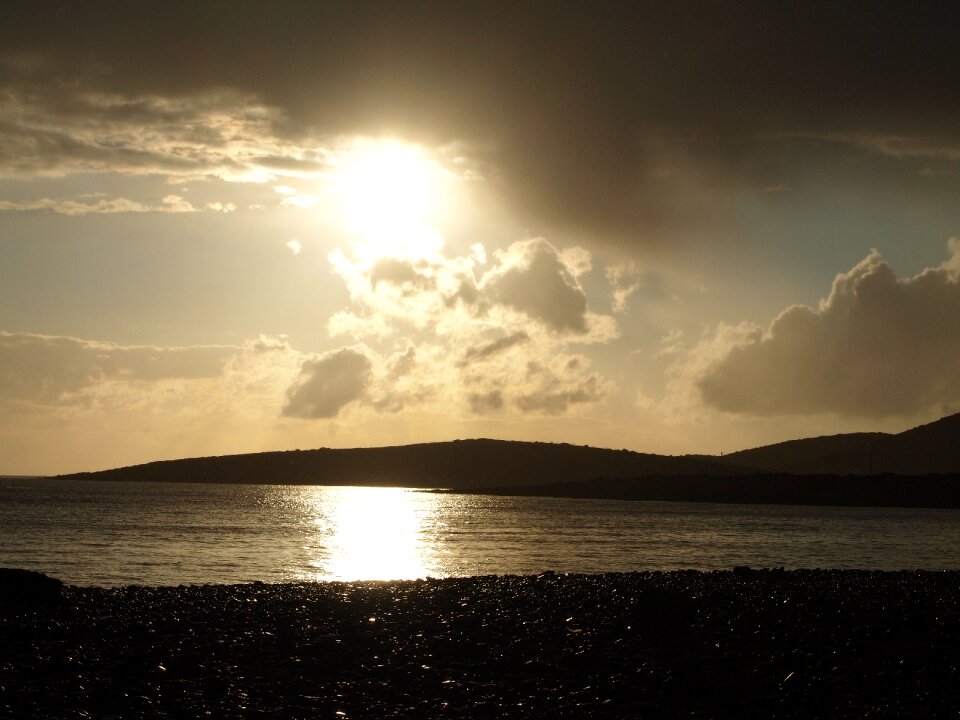 Sky beach abendstimmung