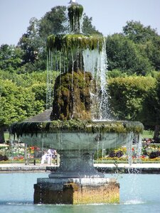 Fountain garden castle of fontainebleau photo