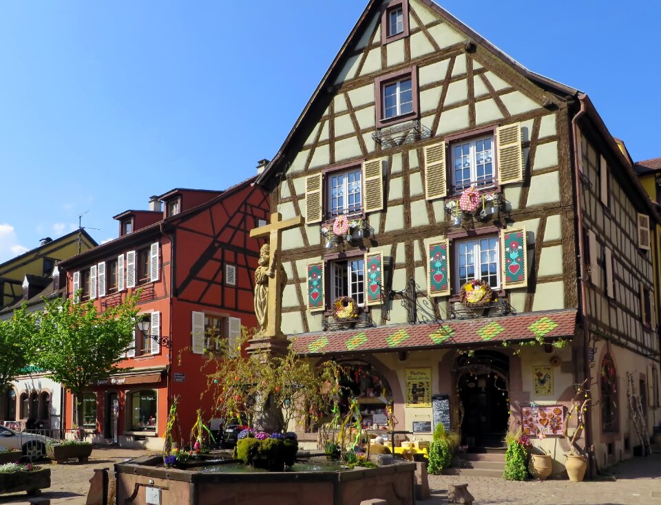 Studs timbered house old houses