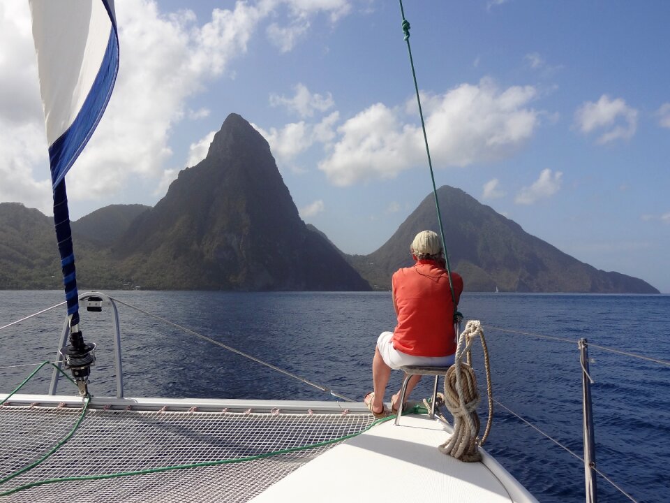 Sea mountains anse piton