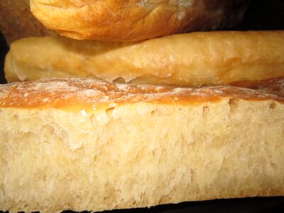 Fresh bread white bread soft photo