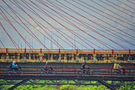 Bridge central java indonesian photo