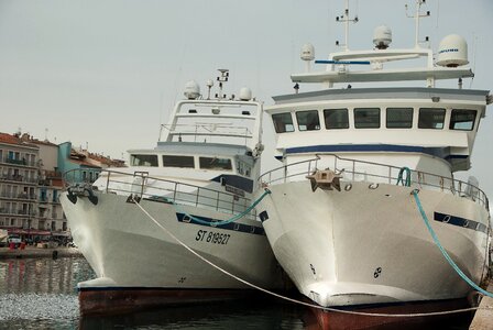 Fishing port wharf photo