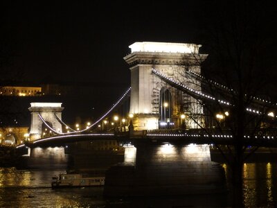 Hungary black and white danube photo