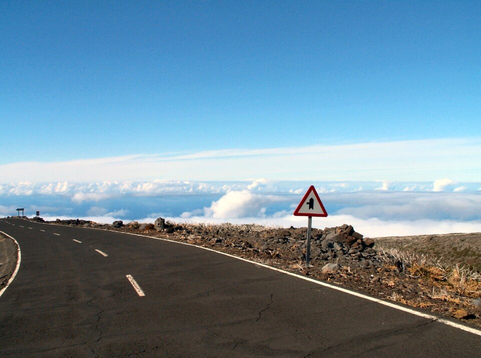 La palma hiking road