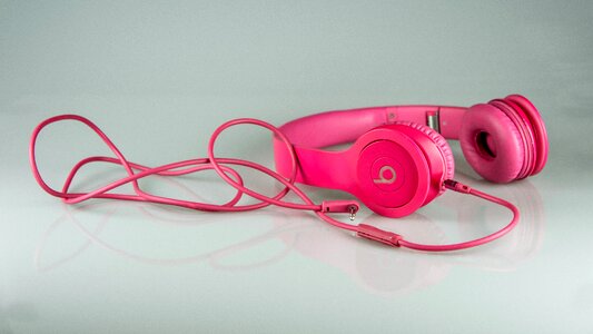 Music pink cable photo