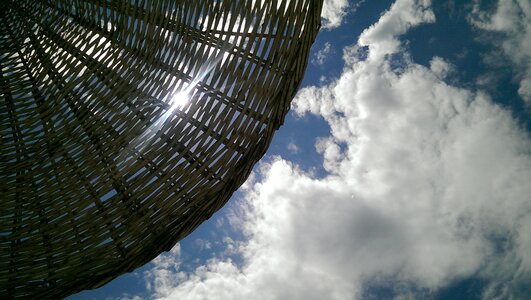 Holiday beach clouds