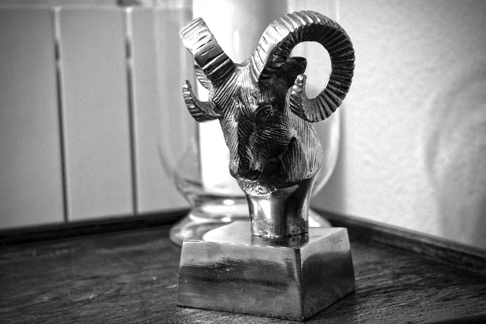 Chrome table decorative