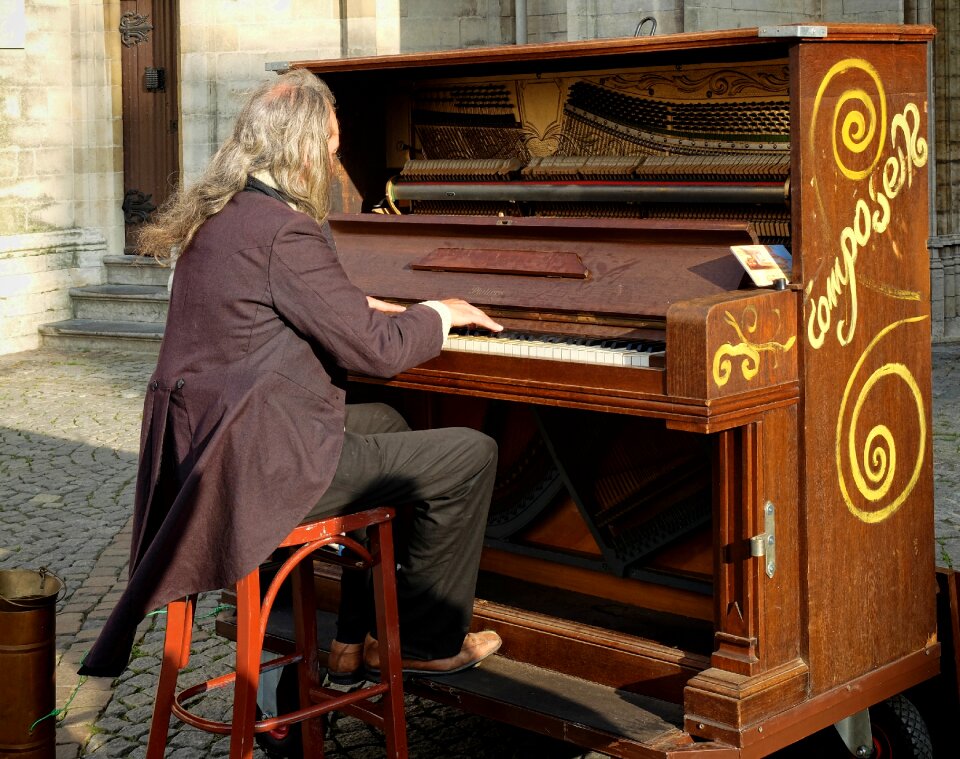 Old town musician cathedral