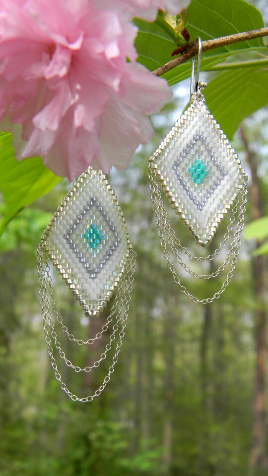 Sterling silver triangle chain