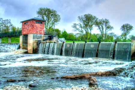 River weir hdr toning