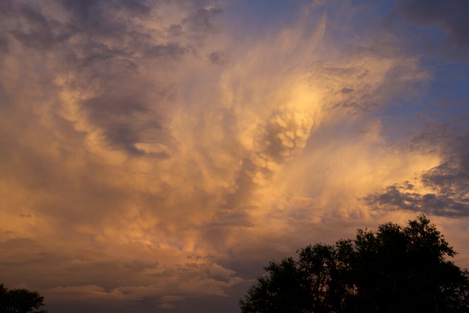 Sunset nature sky