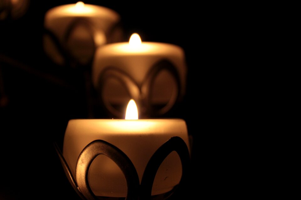 Romantic light candlelight