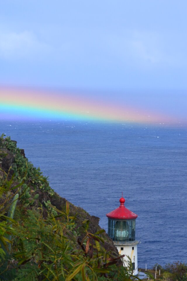 Hawaii blue rainbow