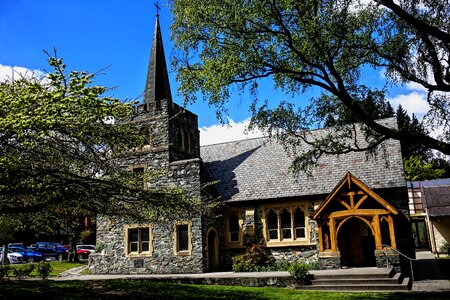 Queenstown new zealand small town church