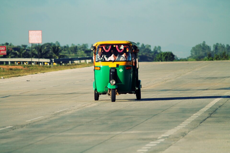 Highway trip transportation photo