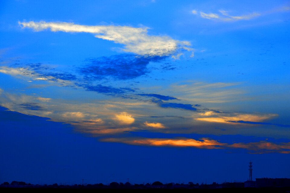 Cloud sky evening