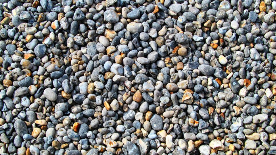 Pebble stones beach photo