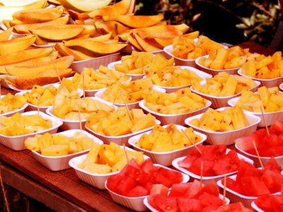 Fresh fruit healthy diet
