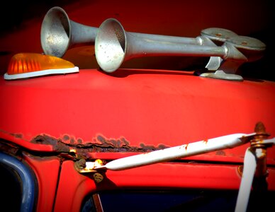 Vintage old broken