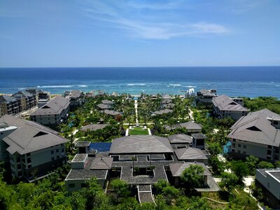Horizon landscape blue hotel