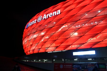 Stadium red allianz photo