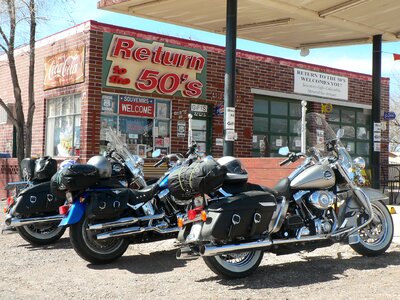 Route 66 harley davidson freedom photo