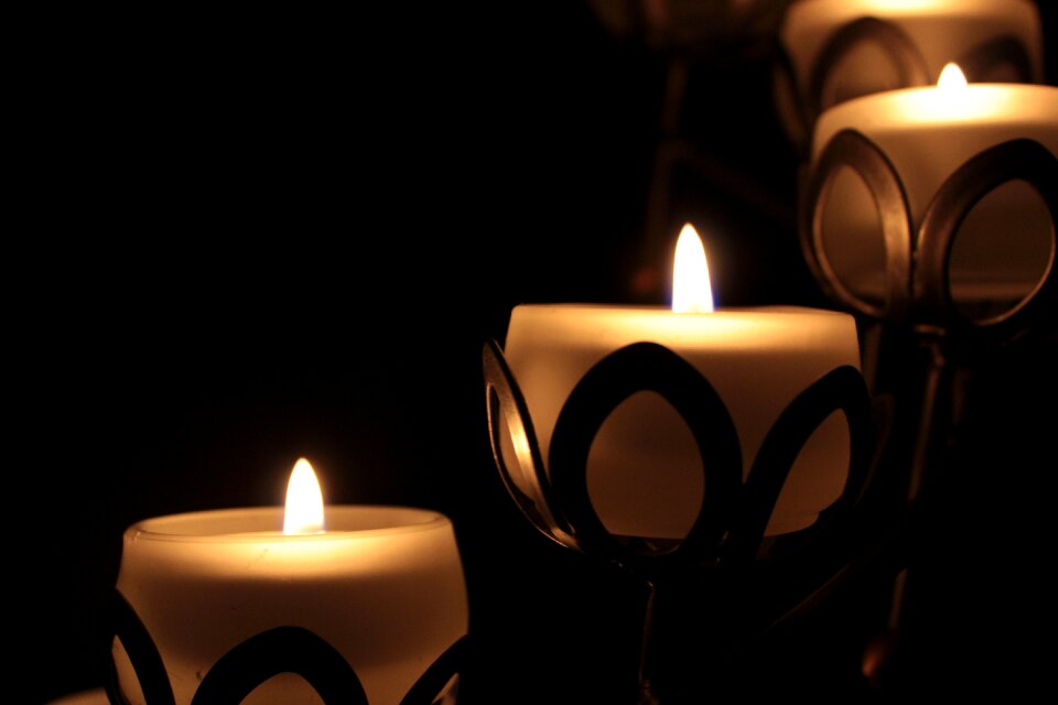 Romantic light candlelight
