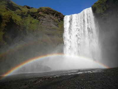 Waterfall ur-jauzi skogarfoss