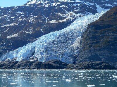 Glacier ice photo