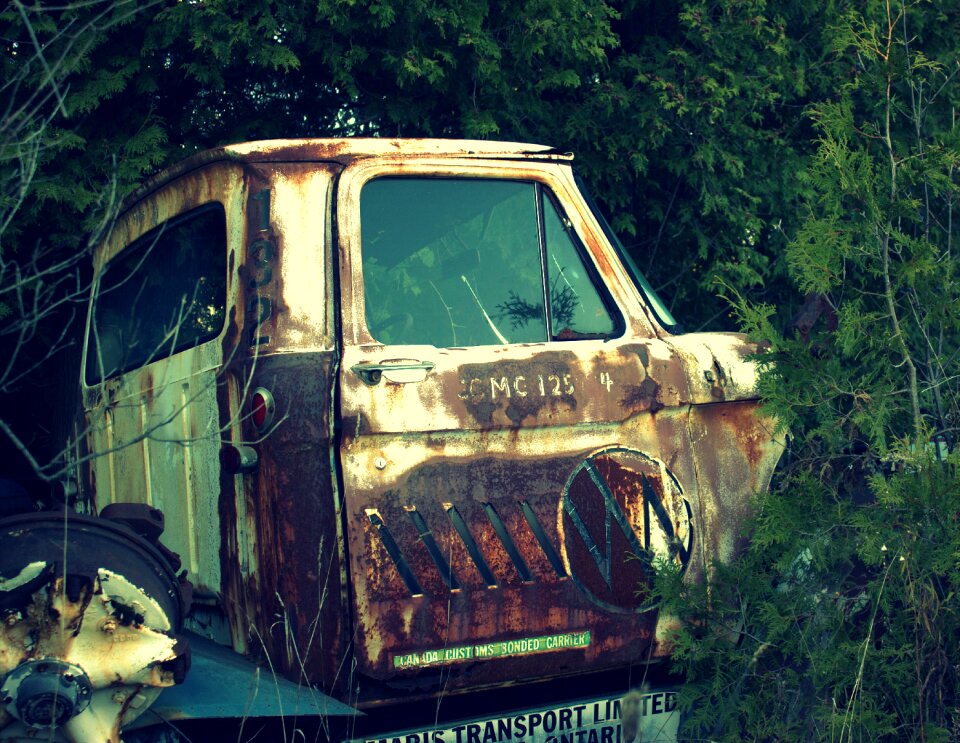 Vintage old broken