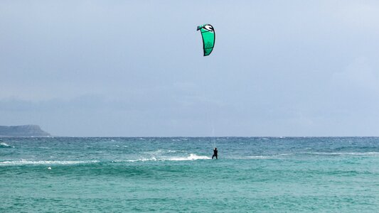 Makronissos beach kite surf photo