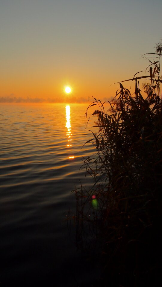 Reflection sunset sunrise photo