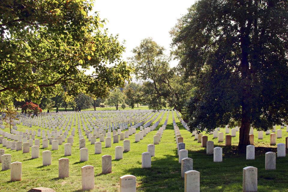 Cemetery soldiers graves