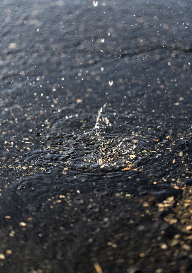 Liquid drop flow