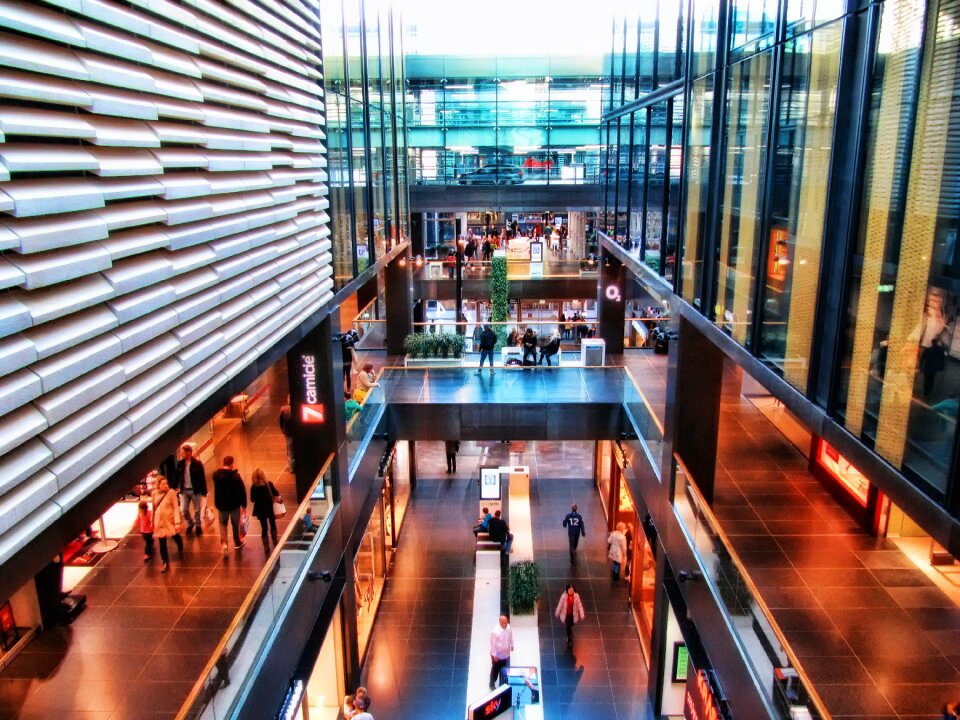Shopping courtyards at the brühl leipzig